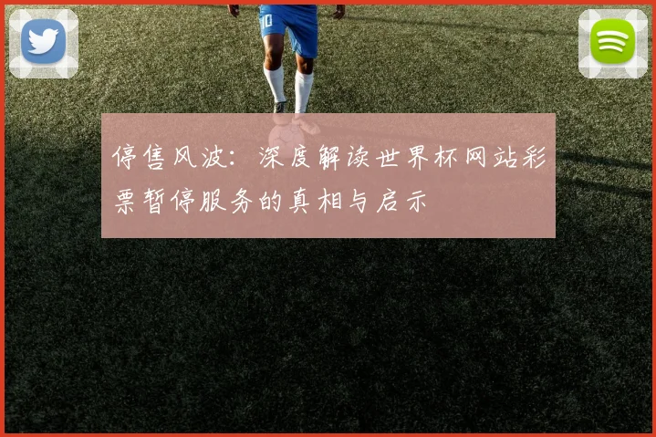 停售风波：深度解读世界杯网站彩票暂停服务的真相与启示