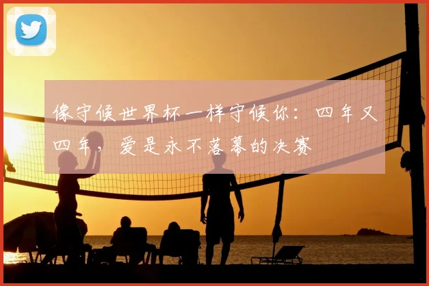 像守候世界杯一样守候你：四年又四年，爱是永不落幕的决赛